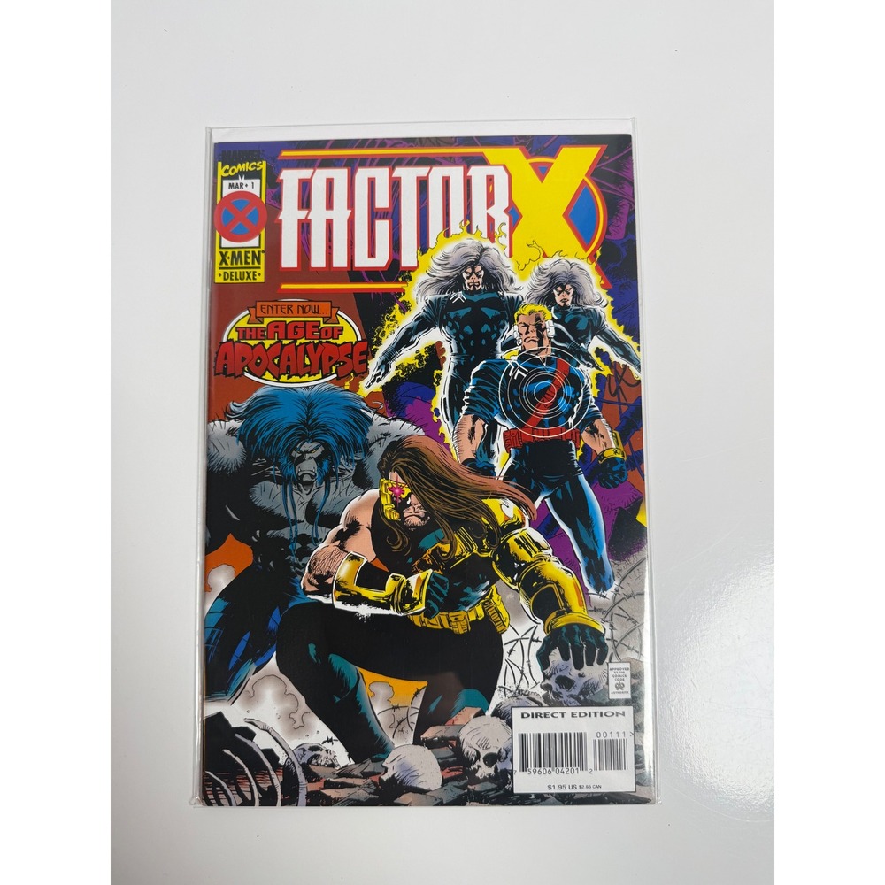 Factor X #1 1995 Age of Apocalypse Marvel Comics 1st Dark Beast Steve Epting Art